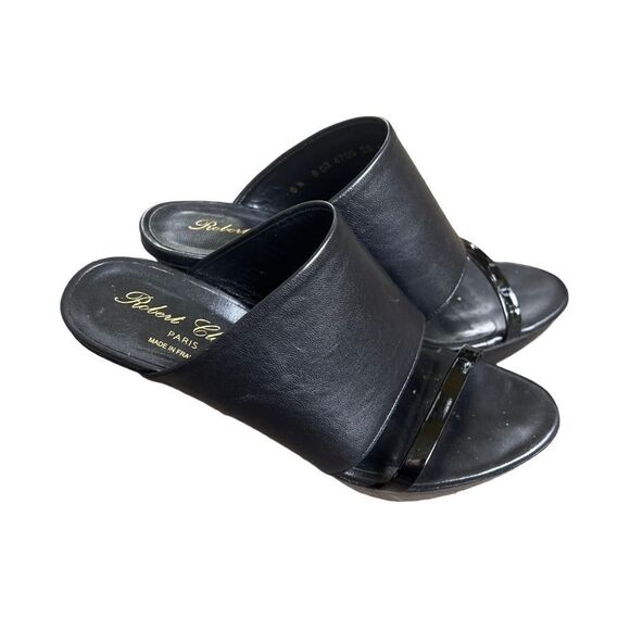 Robert Clergerie Women's Dielo Slide Sandals Black 6.5 box - Picture 7 of 15